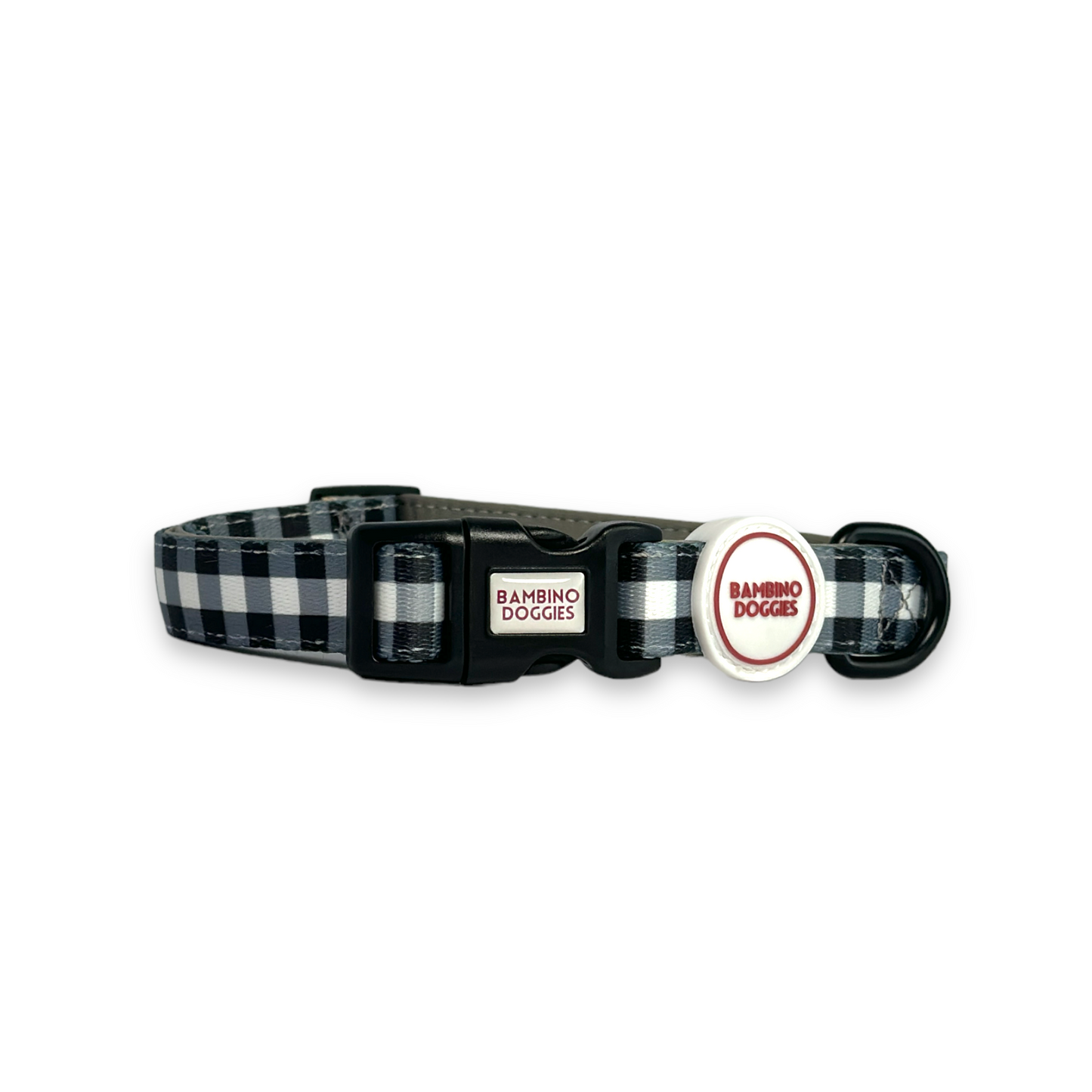 Collar para perros Vichy negro